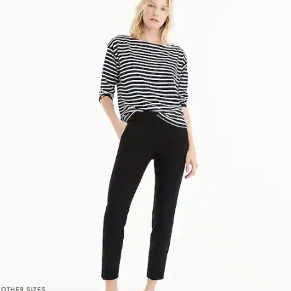 [NWOT] J. Crew Cameron slim crop pant, Black, P2